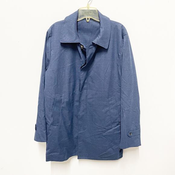 UpMarket Stitchers‎ NWOT Men's 40 Blue Wool Blend Blazer Sample Mannequin Piece